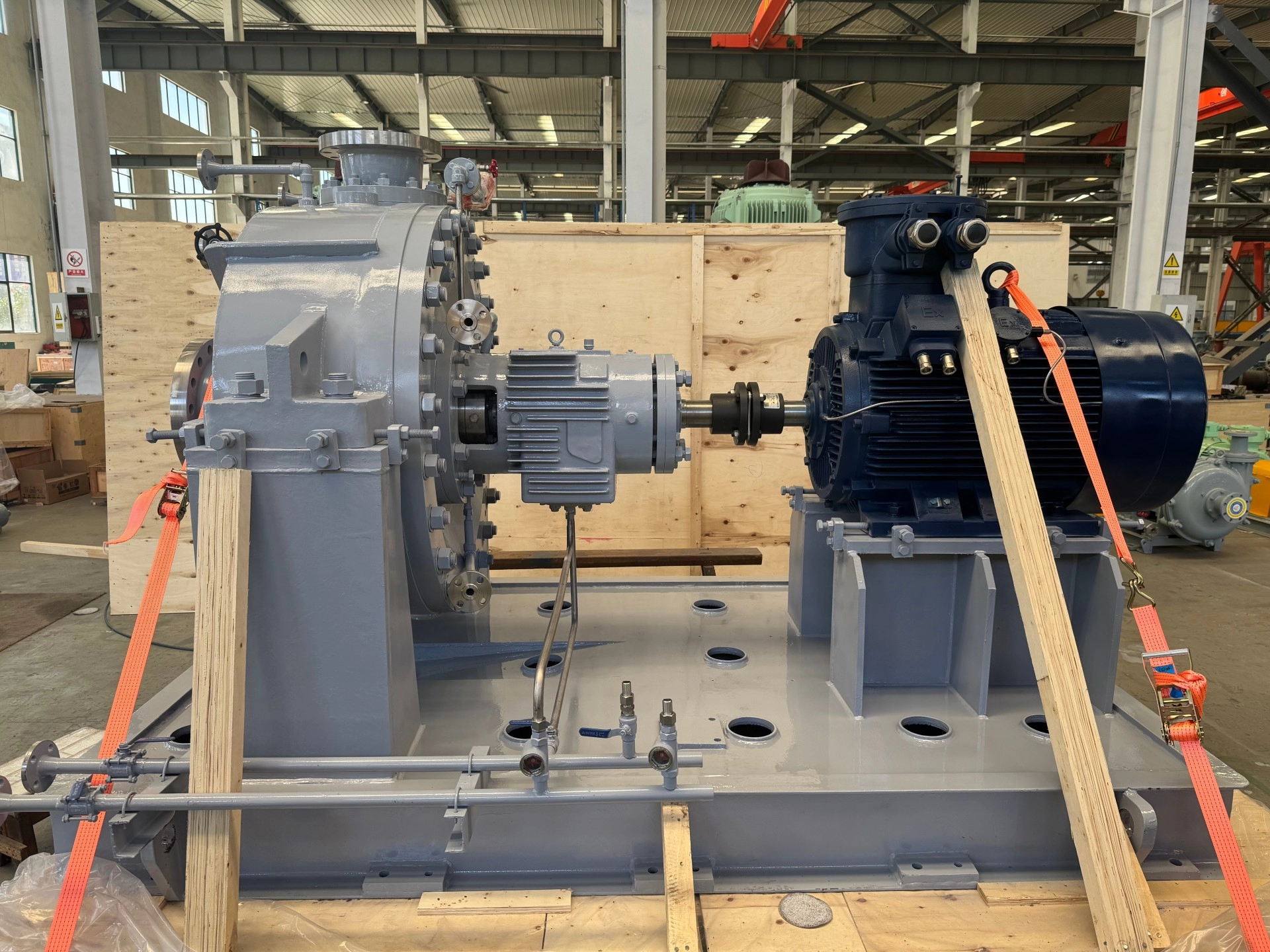 Fully lined API slurry pump for heavy oil processing in TAIF Russia, replacement of Flowserve HPX